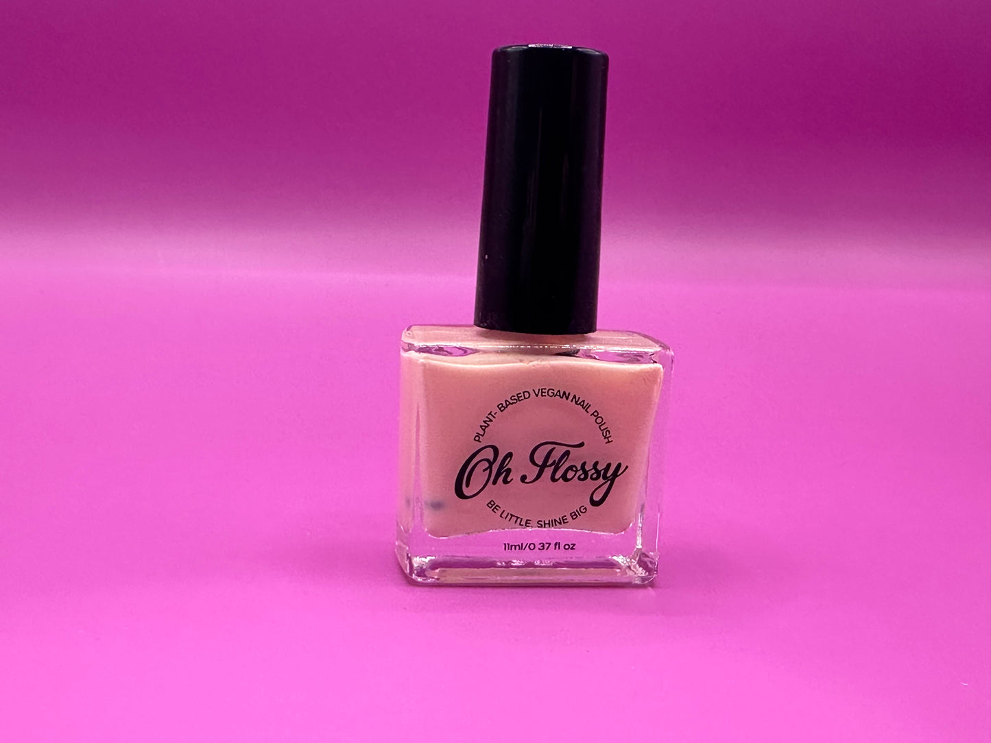 Oh flossy plant based nail polish for girls, safe for kids.