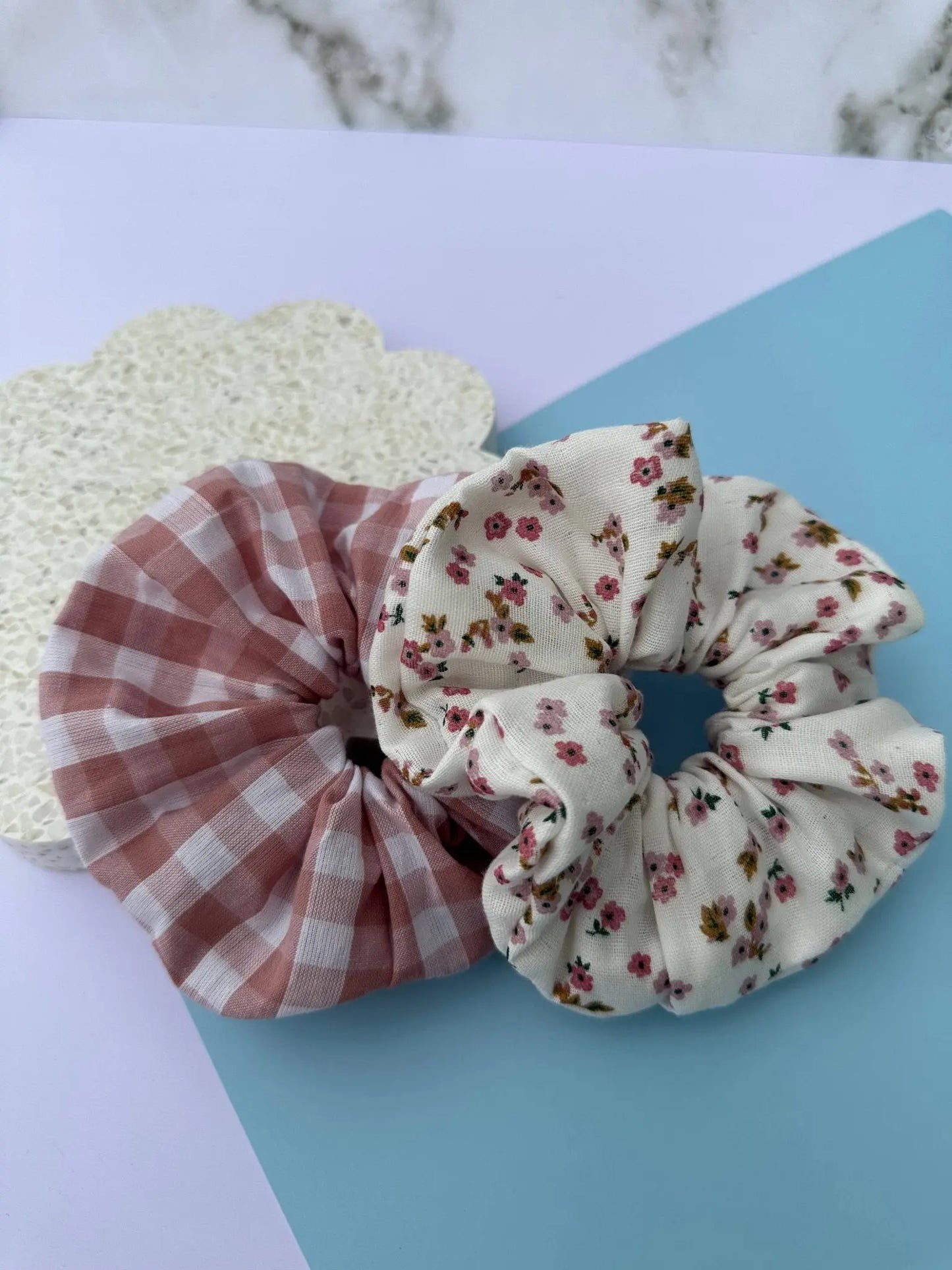 Handmade Jems - Olivia Floral Scrunchie - Mademoiselle Sunshine