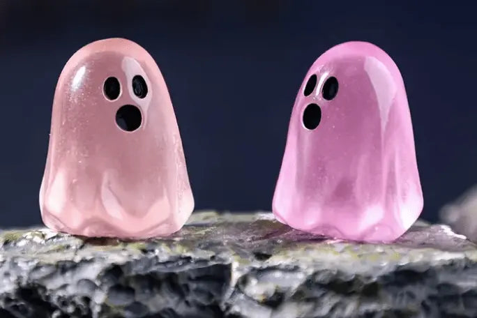 Halloween kids cute ghosts with glow-in-the-dark features