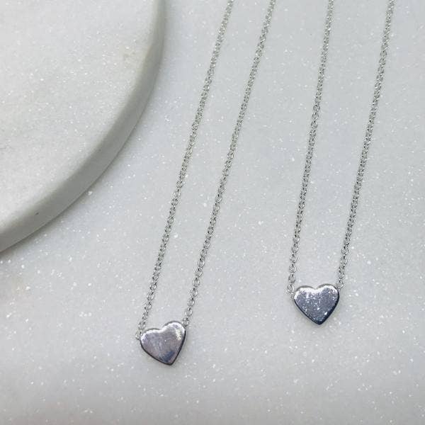 LBD by Little Bird Designs - Mummy and Me Heart Necklaces: Gold
