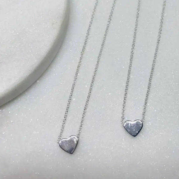 LBD by Little Bird Designs - Mummy and Me Heart Necklaces: Gold - Mademoiselle Sunshine