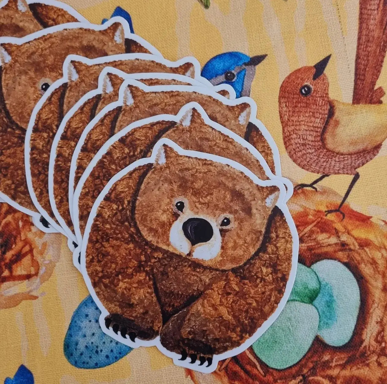 Wildlife Wombat sticker for outdoor activity enthousiast