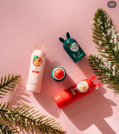inuwet christmas lipbalms
