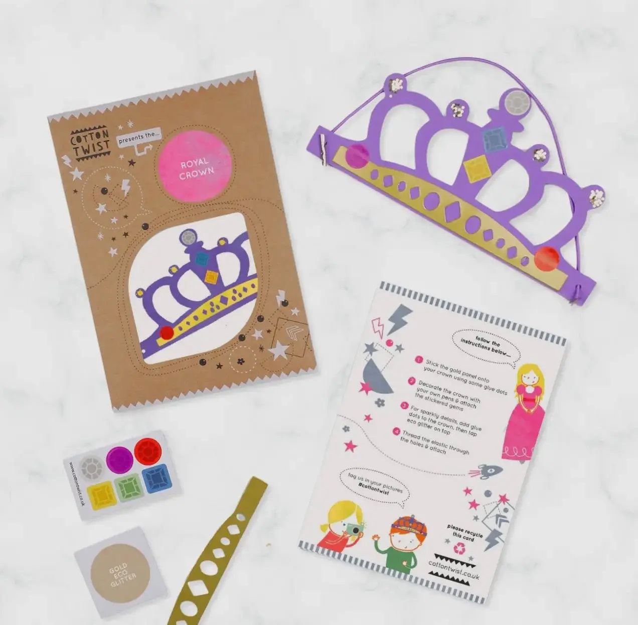 A DIY Royal Crown in our Princess Box