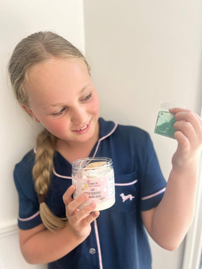 Confetti Blue - DIY Fizzy Rainbow Sherbert Soak