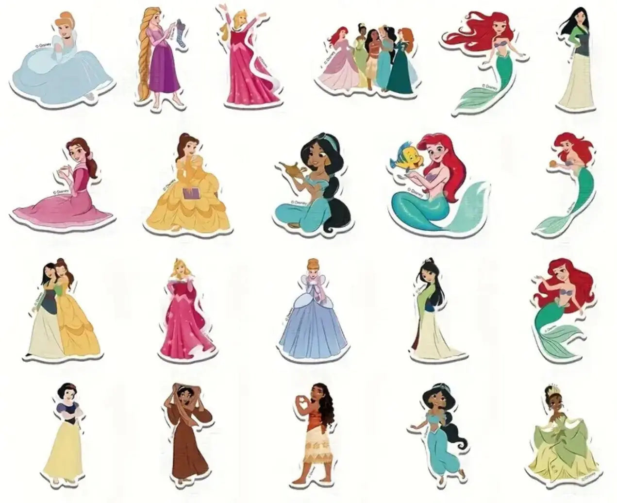 Princess stickers for a Princess Box