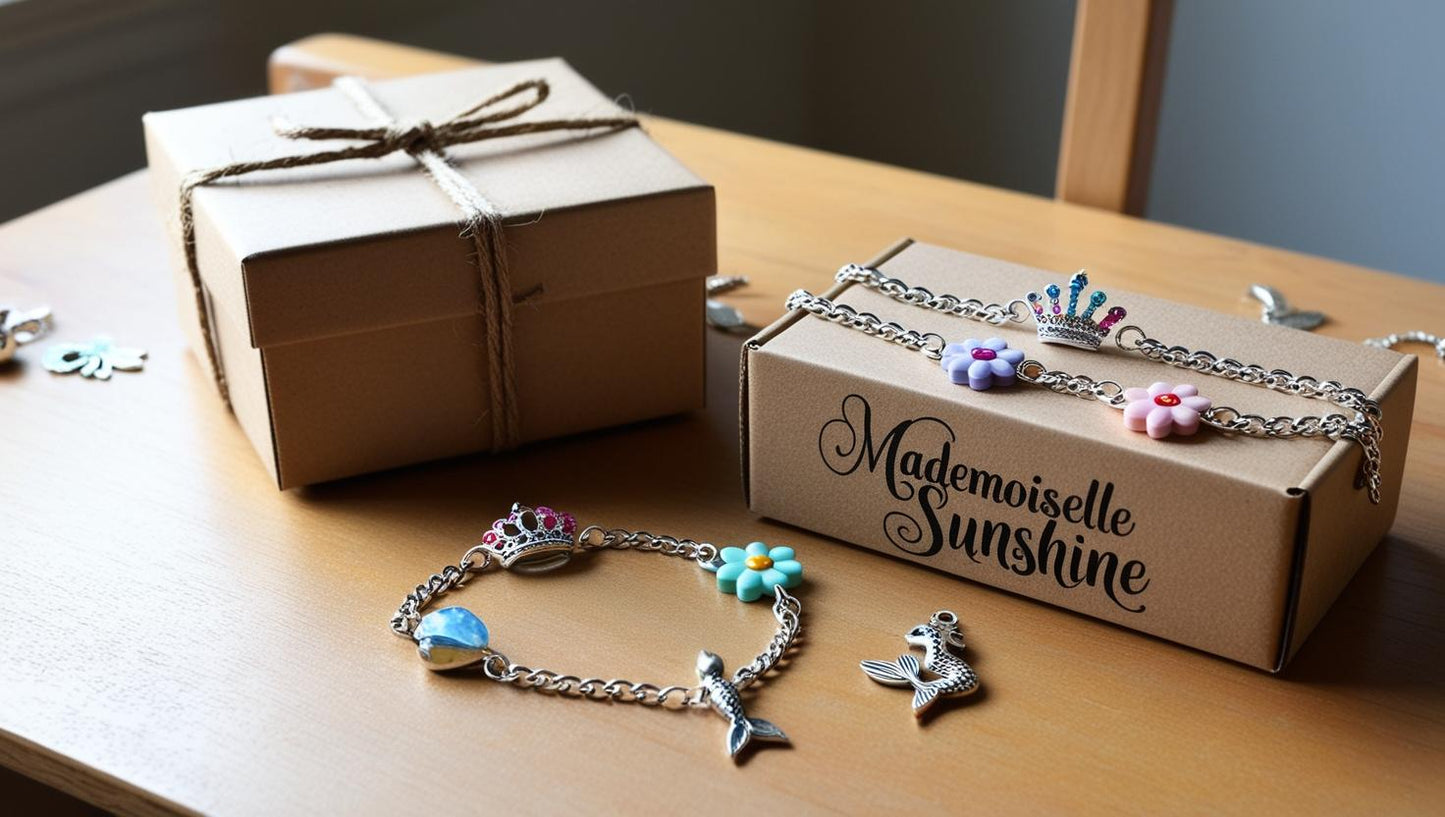 diy charm bracelet .