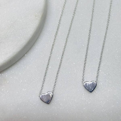 LBD by Little Bird Designs - Mummy and Me Heart Necklaces: Gold