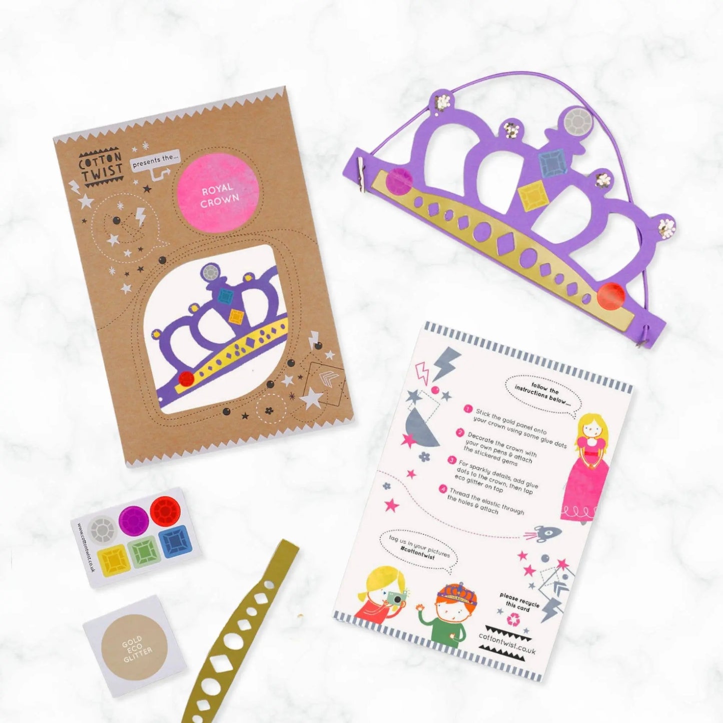 Cotton Twist - Make Your Own Royal Crown Kit